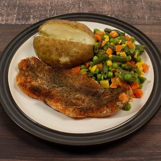 Mediterranean Salmon Dinner