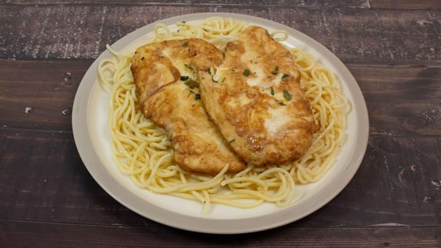Chicken Francese Dinner.